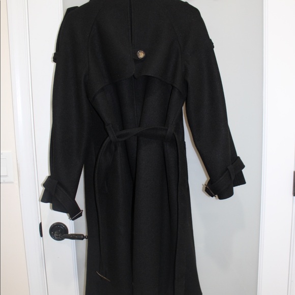 Belted wool look trench - Picture 2 of 4
